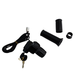 Acelerador Meia Cana Multi Volt C/ Chave P/ Bike Elétrica