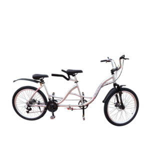 Bicicleta Dupla De Alumínio Aro 26 C/ Câmbio 21 Velocidades