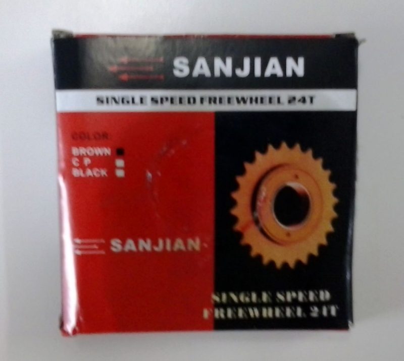 Roda Livre 24 Dentes Toda Esfera Sanjian - Para Bicicleta