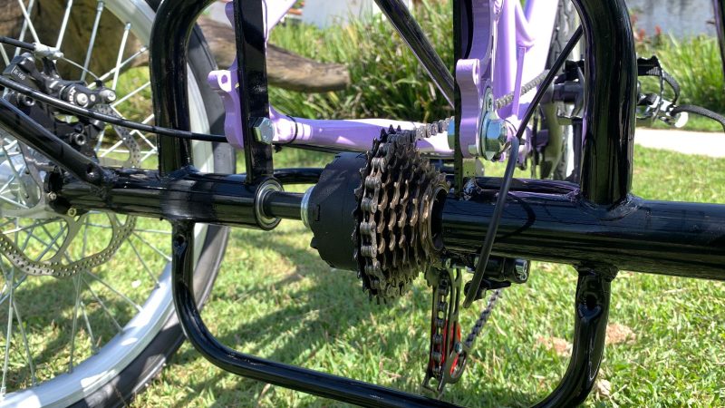 Triciclo Com Pedal Modelo Retrô 6 Velocidades Wind Bikes - Image 4