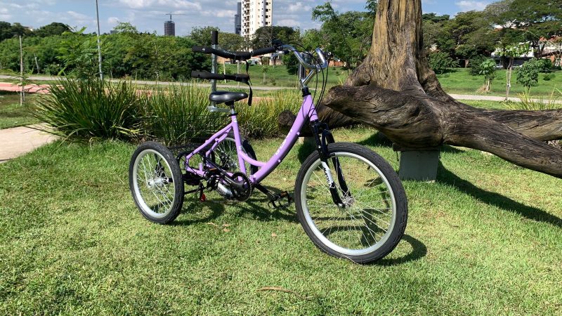 Triciclo Com Pedal Modelo Retrô 6 Velocidades Wind Bikes