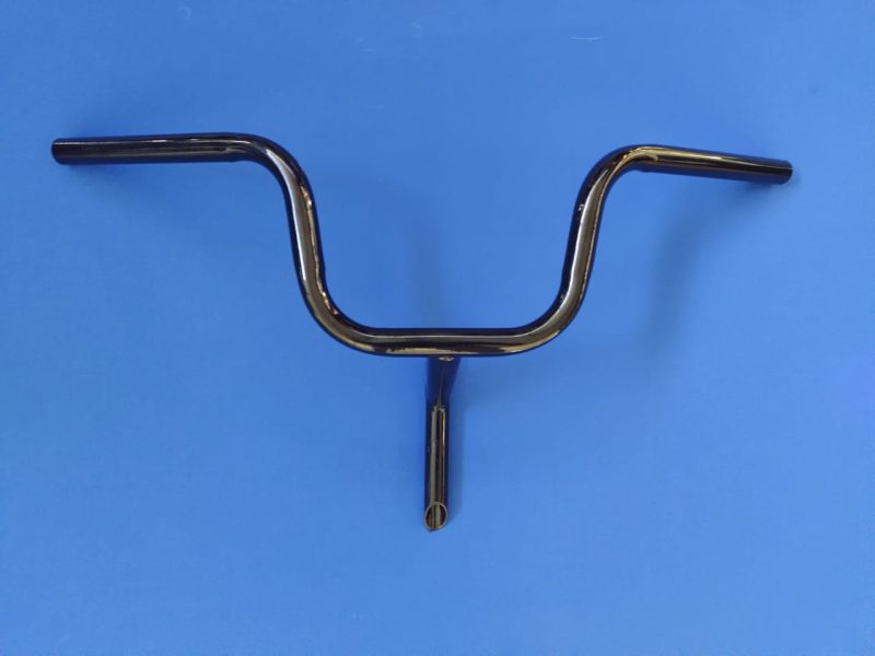 Guidão Conjugado De Aço Modelo Titan Preto Para Bicicleta