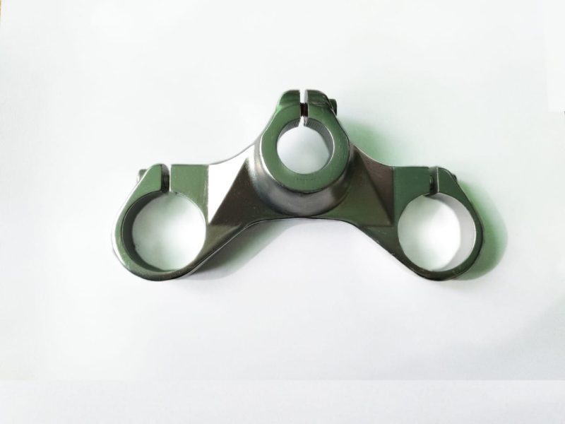 Ombro de Garfo de Alumínio 25.4 mm Polido Para Bicicleta