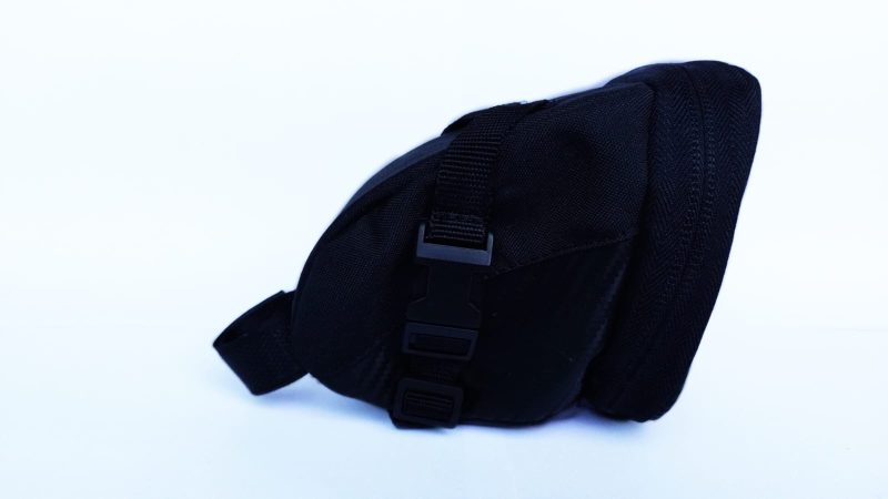 Bolsa De Selim Pró Bike De Nylon Speed Preta Para Bicicleta