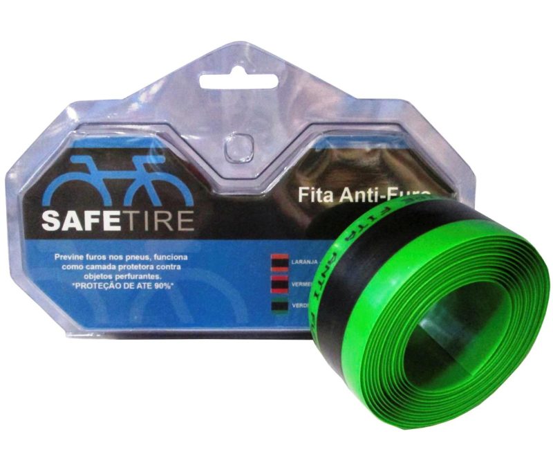Fita Anti-furo Verde 35mm X 2,30m P/pneu 26/27,5/29 (par)