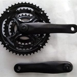Pedivela Alumínio Dotek 170mm Index 48 / 38 / 28 Preto Fosco