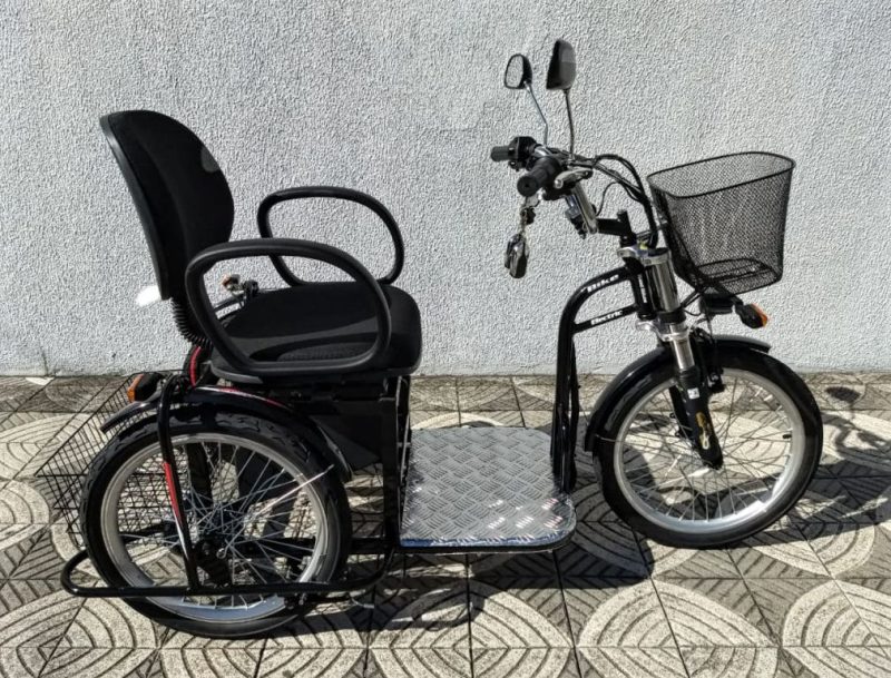 Triciclo Elétrico Advanced C/ Redução Ré Seta 350w 36v 16ah