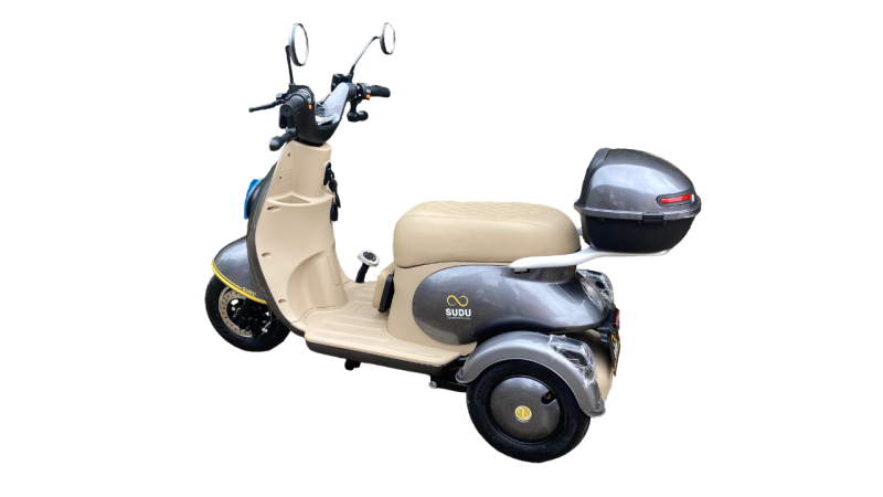 Triciclo Elétrico SUDU 800W 60V 20Ah C/ Lithium - Image 4