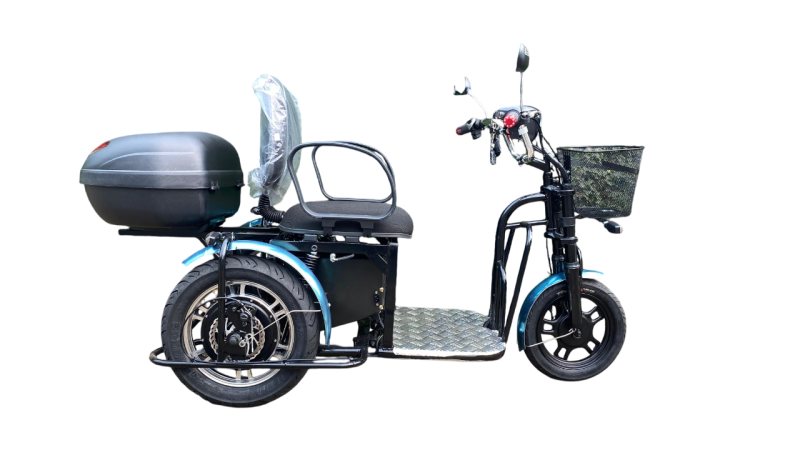 Triciclo Elétrico 2000W 48V 30Ah C/ Baú