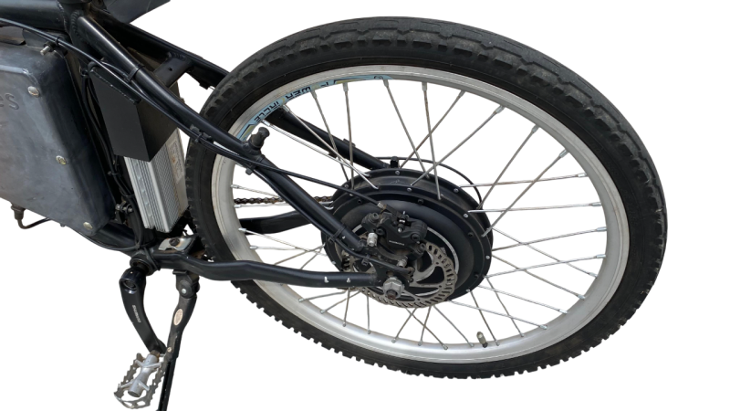 Bicicleta Elétrica 1000W 48V 15Ah Preto Seminova - Imagem 3