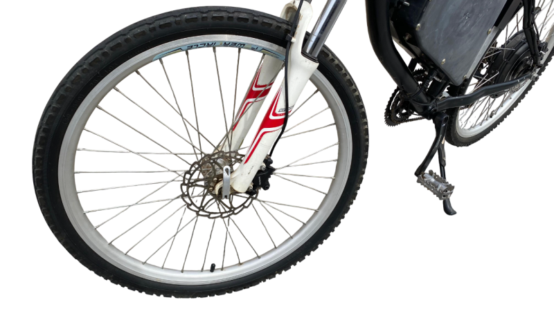 Bicicleta Elétrica 1000W 48V 15Ah Preto Seminova - Imagem 6