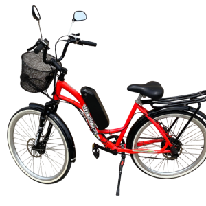 Bicicleta Elétrica Schilder 350W 36V 10Ah Rosa Seminova
