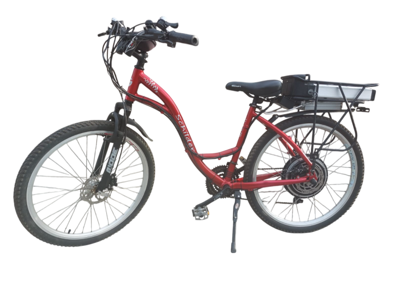 Bicicleta Elétrica 1000W 48V Retrô Seminova Wind Bikes