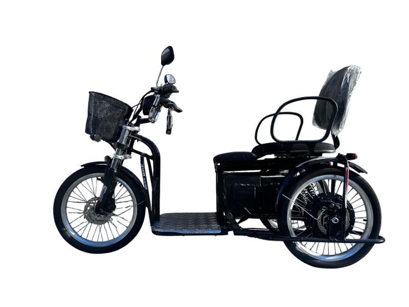 Triciclo Elétrico Advanced 1600W 48V 30Ah Dois Lugares