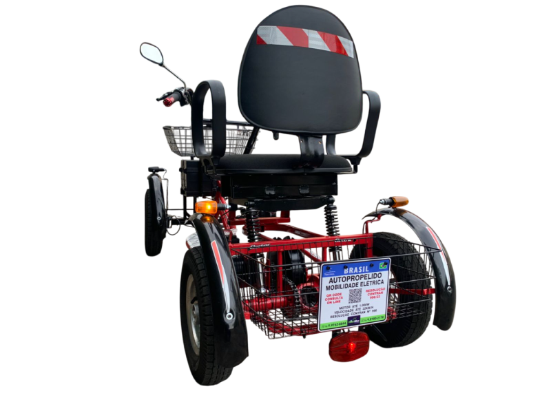Quadriciclo Elétrico 1000W 48V 20Ah Wind Bikes. - Imagem 4