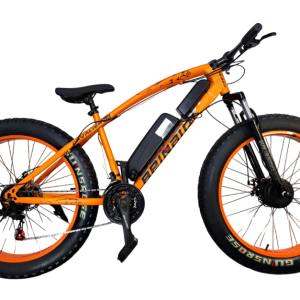Bicicleta Elétrica FatBike 350W 36V 10.4ah Wind Bikes Laranja