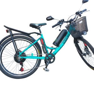 Bicicleta Elétrica Modelo Retro 350 W 36 V 10.5 Ah C/Bateria de Lithium Cilíndrica