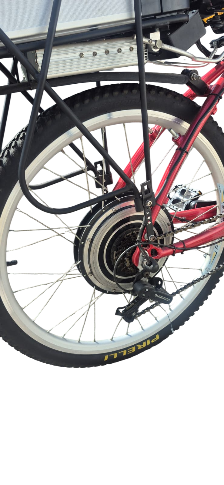 Bicicleta Elétrica Retrô 1000W 48V 15Ah Seminova - Imagem 7