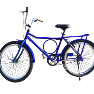 Bicicleta Barra Forte Aro 26 Azul Brilhante