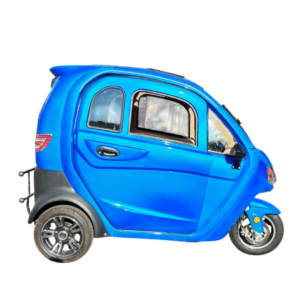 Triciclo Elétrico Coberto 2000W 72V Azul