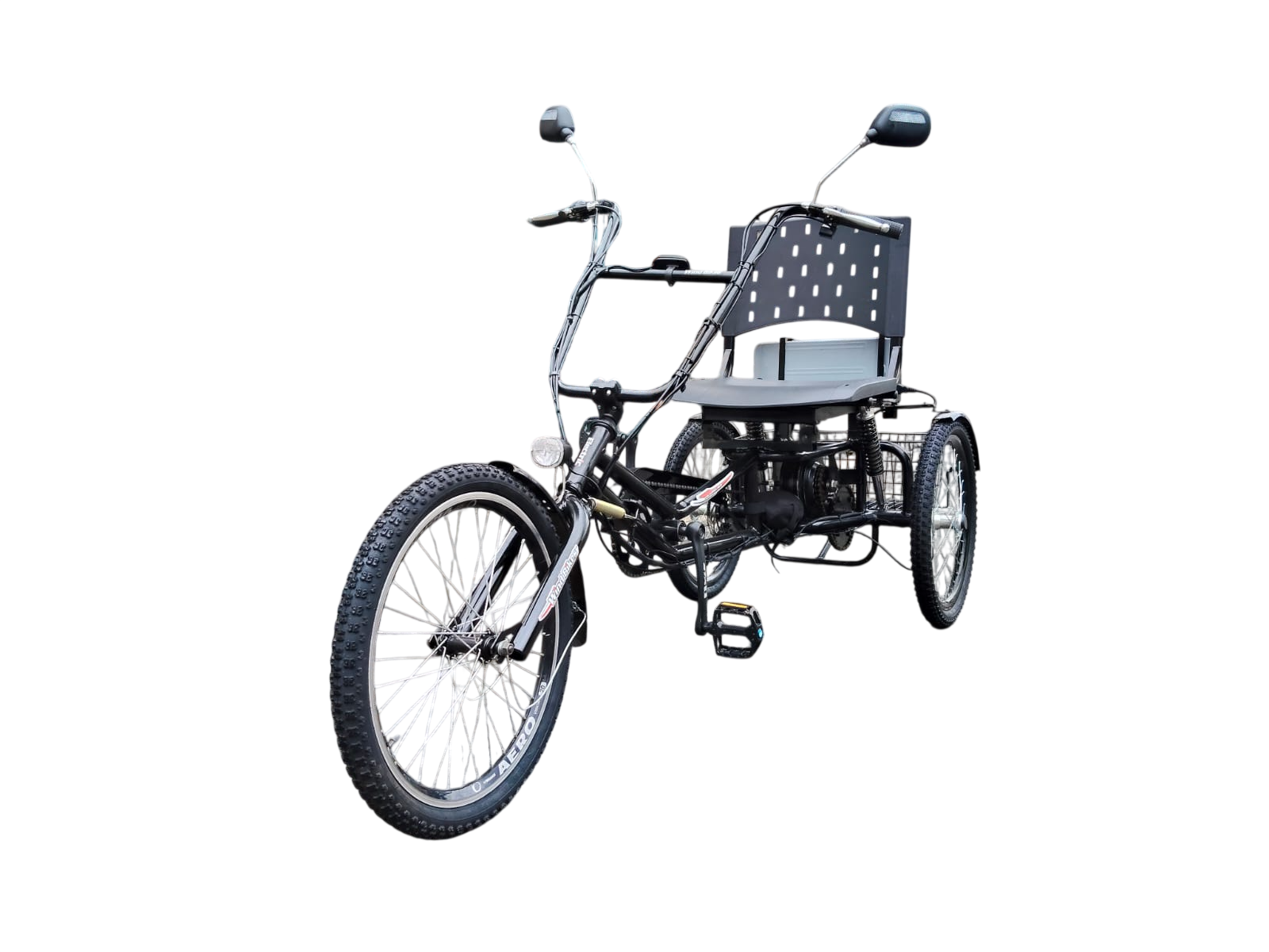 Triciclo Elétrico Eco Praiano 250W 36V 15ah Chumbo