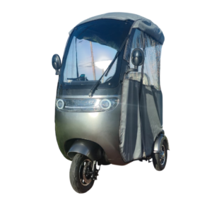Triciclo Elétrico Aureon 1000W 60V C/ Cobertura Cinza
