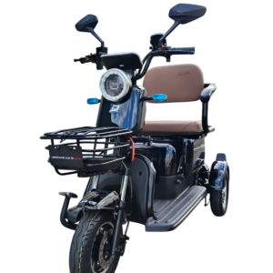 Triciclo Elétrico Fenix 1000W 48V C Bateria De Lithium Preto