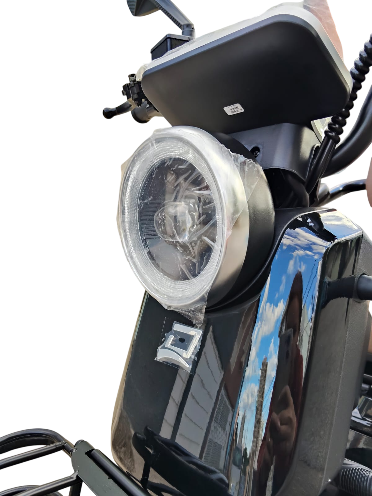Triciclo Elétrico Fenix 1000W 48V C Bateria De Lithium Preto - Imagem 9