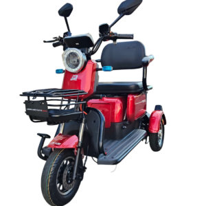 Triciclo Elétrico Fenix 1000W 48V C Bateria De Lithium Vermelho