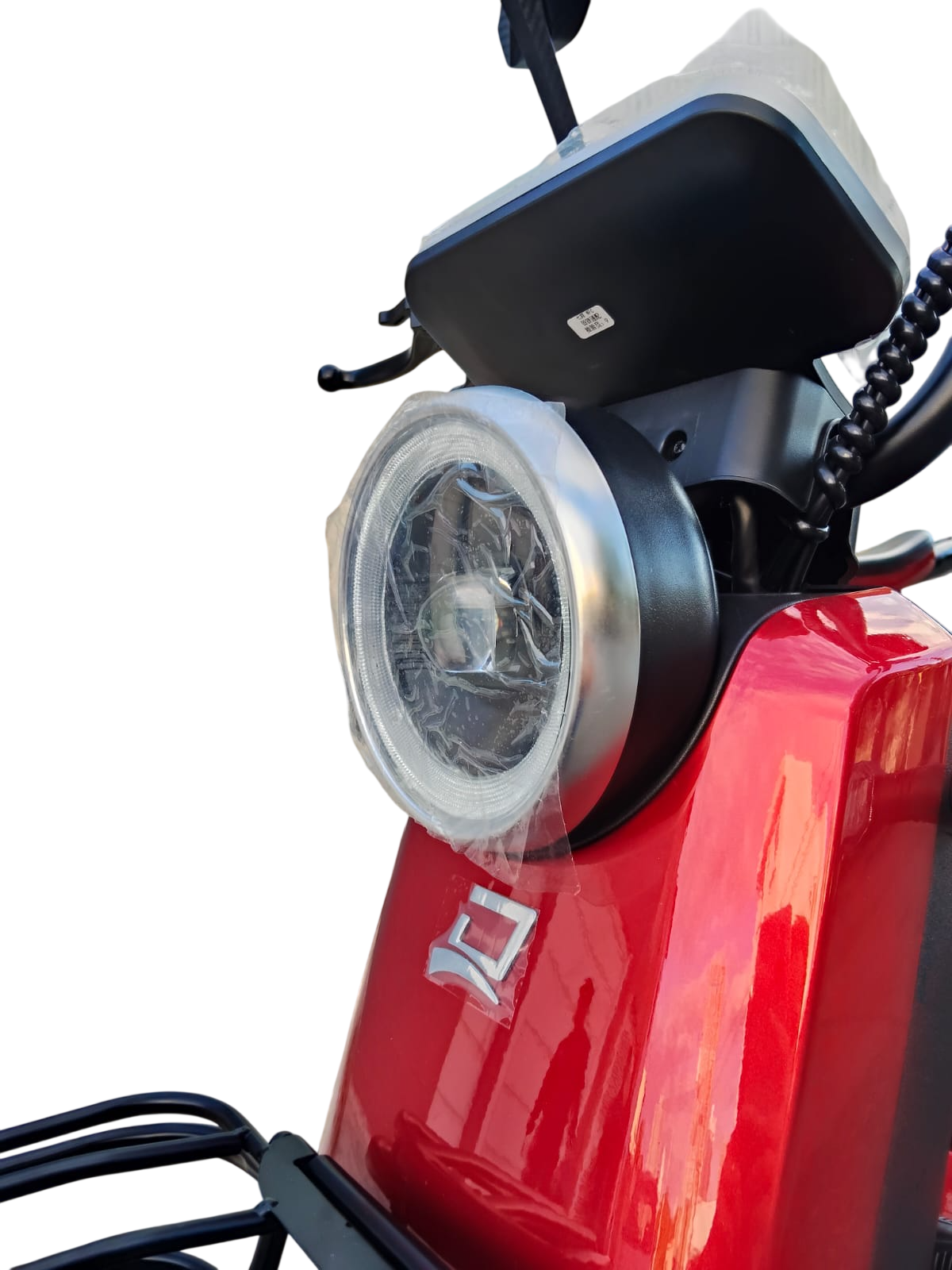 Triciclo Elétrico Fenix 1000W 48V C Bateria De Lithium Vermelho - Imagem 10