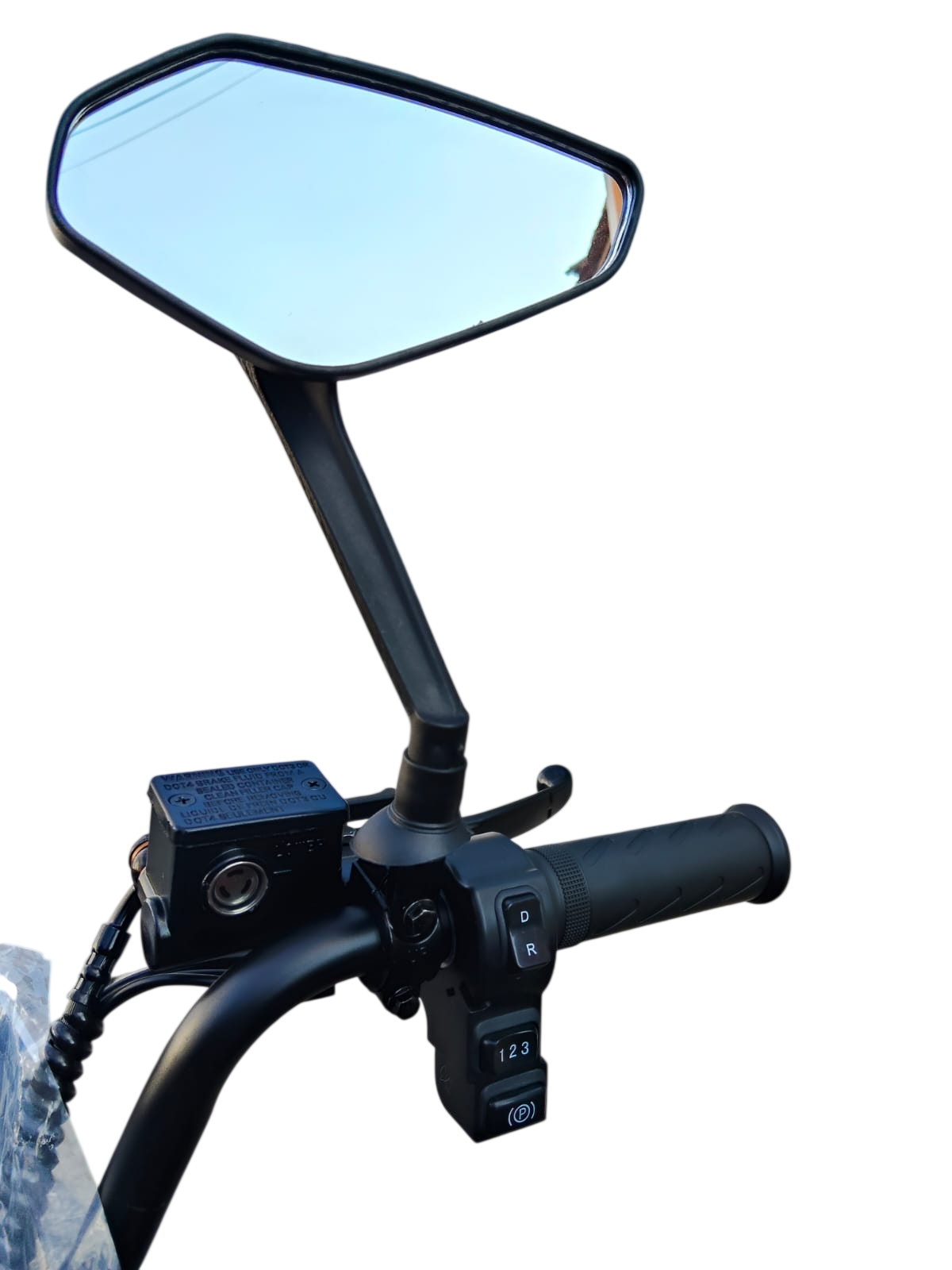 Triciclo Elétrico Fenix 1000W 48V C Bateria De Lithium Vermelho - Imagem 7