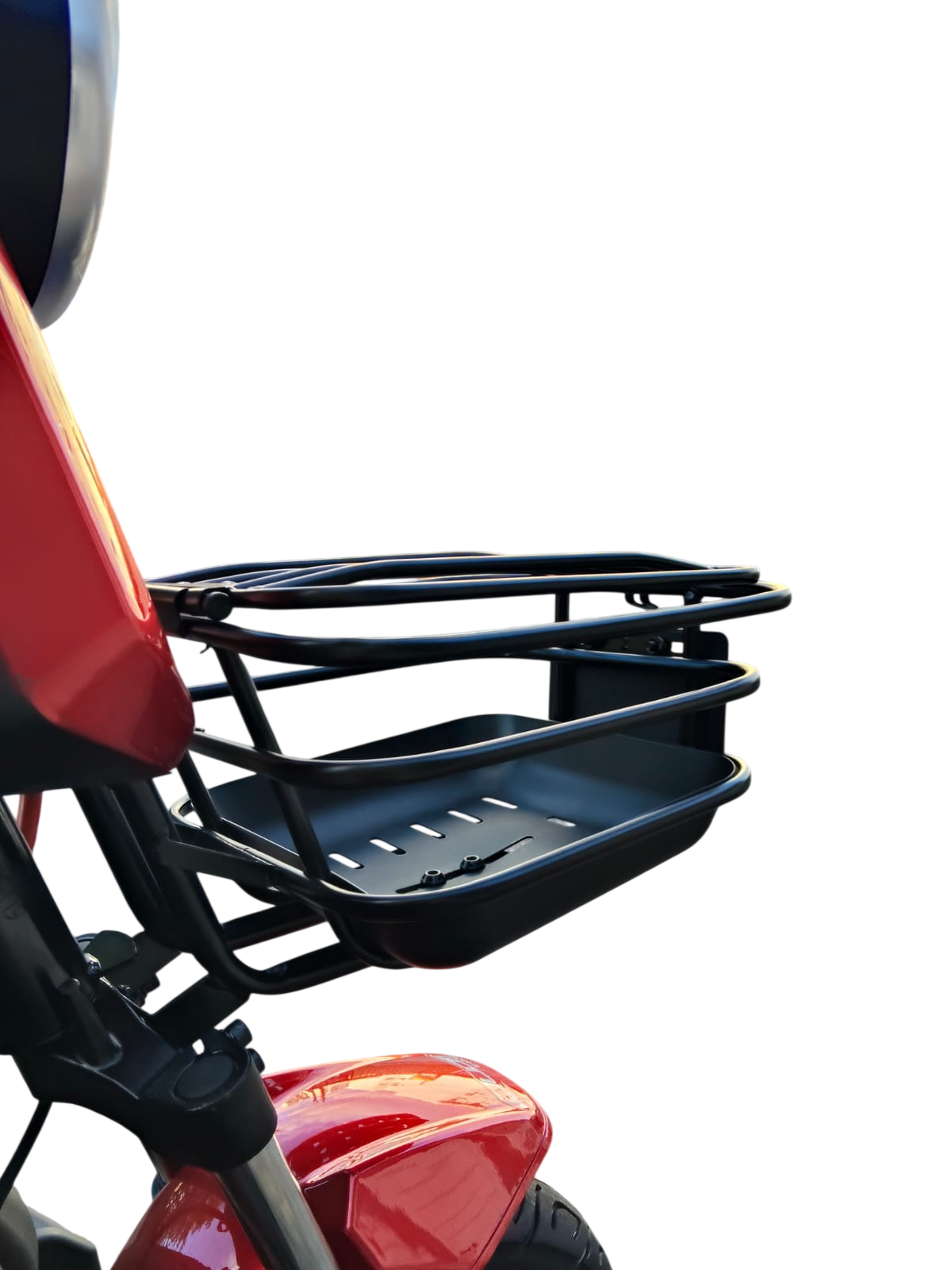 Triciclo Elétrico Fenix 1000W 48V C Bateria De Lithium Vermelho - Imagem 8