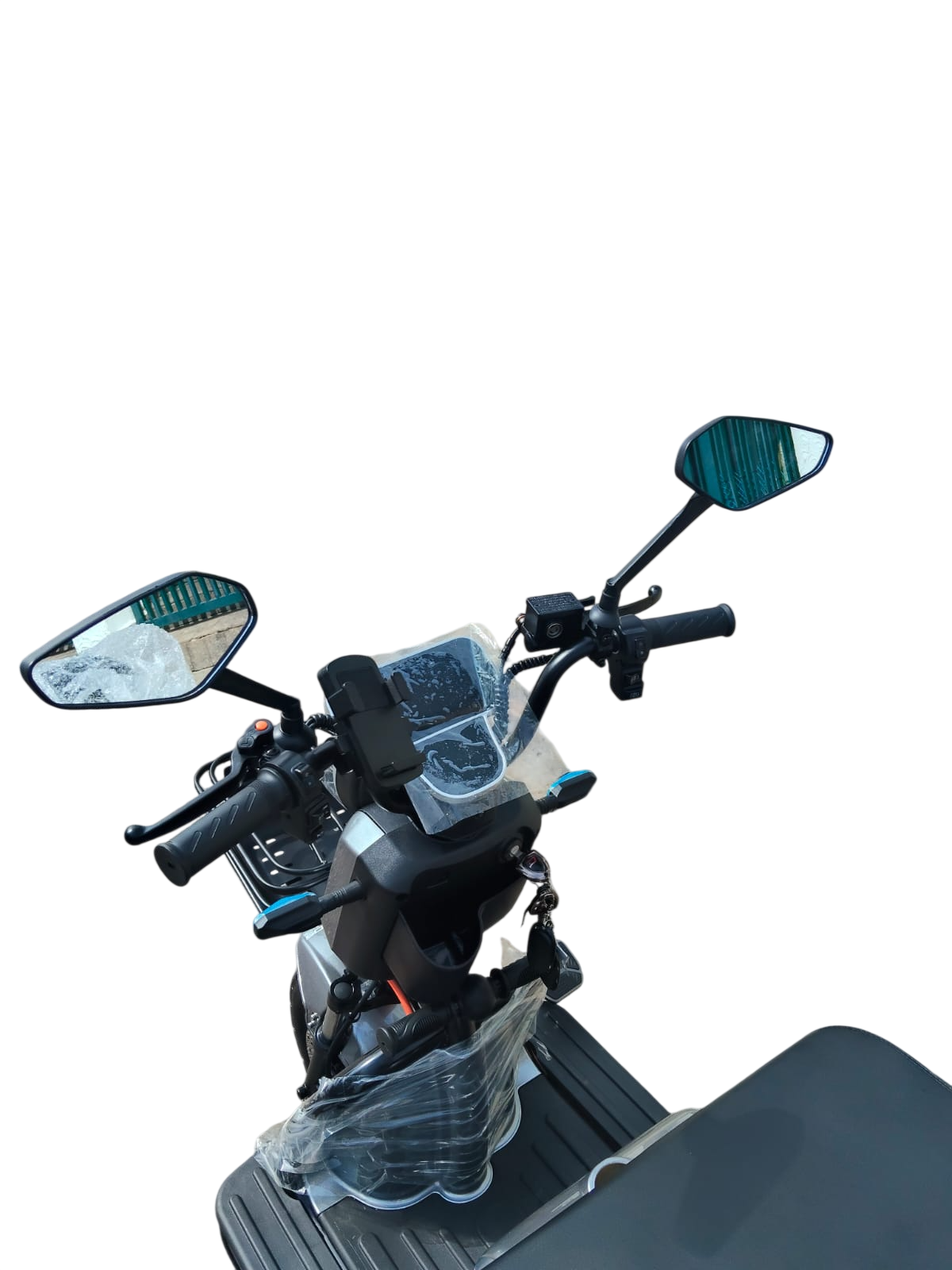 Triciclo Elétrico Fenix 1000W 48V Bateria De Lithium Cinza - Imagem 9