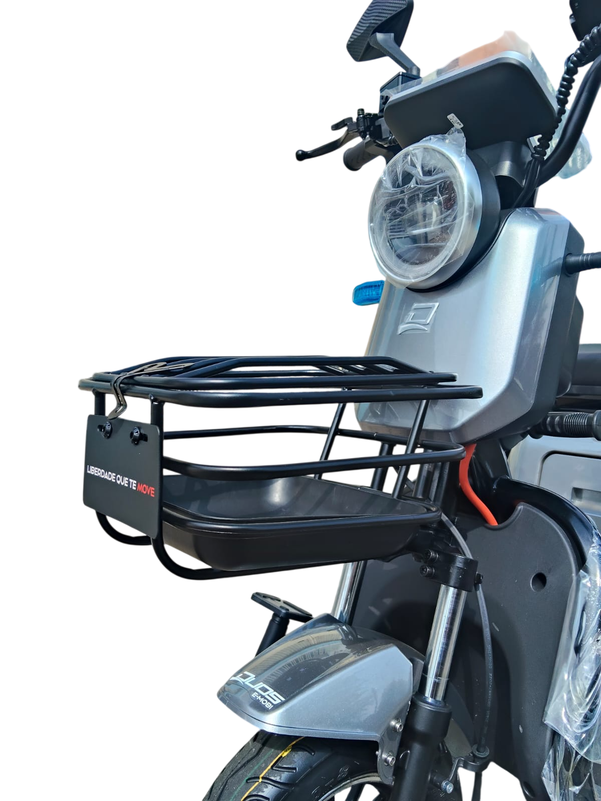 Triciclo Elétrico Fenix 1000W 48V Bateria De Lithium Cinza - Imagem 6