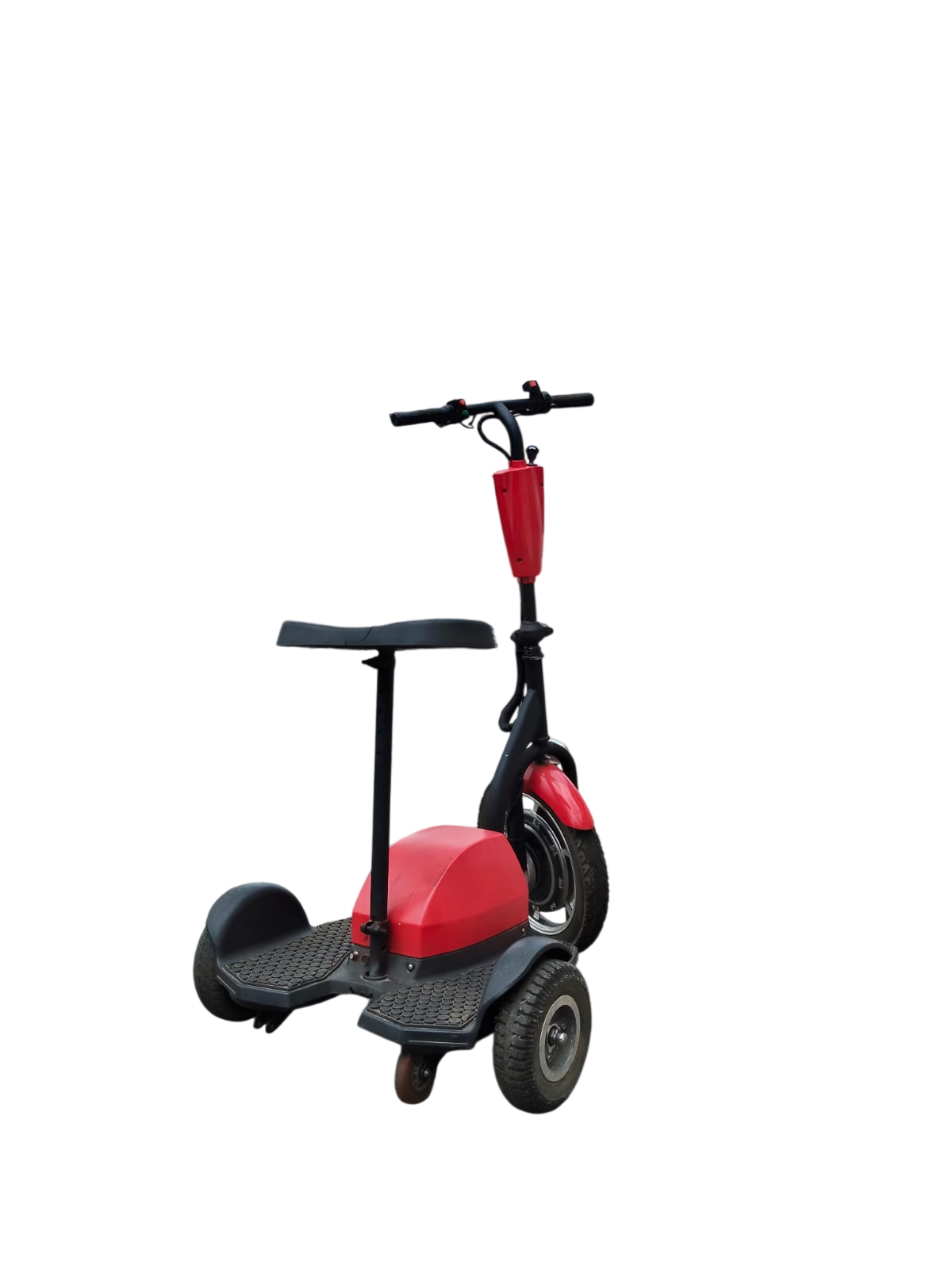 Triciclo Elétrico 500W 48V 15ah Seminovo Vermelho - Imagem 4
